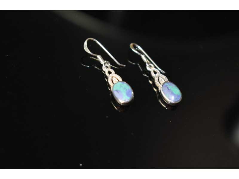 

Серебряные серьги 925 пробы с Яшмой *Нежность* Натуральный Sky Jewelry 001667