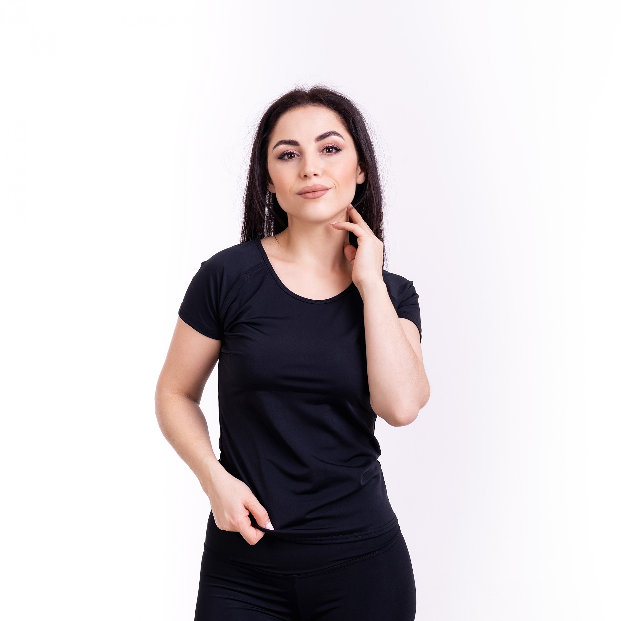

Футболка FitU спортивная женская Classic Long black черная, Футболка FitU спортивная женская Classic Long black черная L