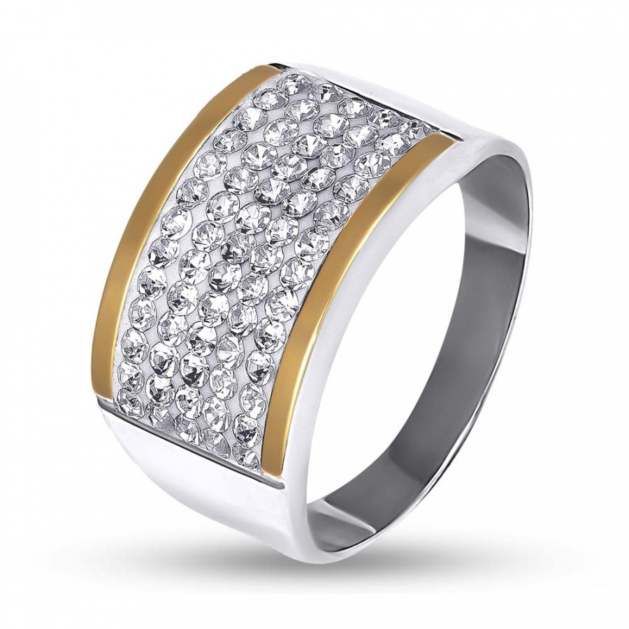 

Кольцо с кристаллами Swarovski "Марлен" 514
