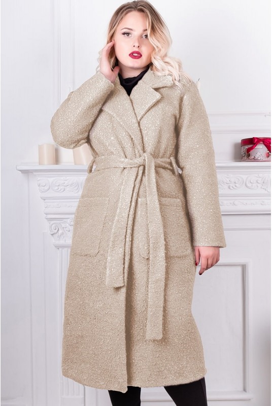 

Fashions • Женское пальто на запах Берлин Fashions  светло-бежевый (150-лб, Fashions • Женское пальто на запах Берлин Fashions 50 светло-бежевый (150-лб)