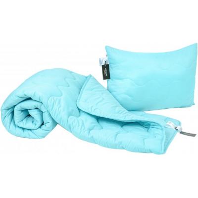 

Одеяло MirSon Набор шелковый №1688 Eco Light Blue Одеяло 220х240+ подушка