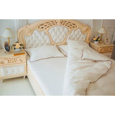 

Постельное белье MirSon Сатин Corner Moko White 200х220 - Евро