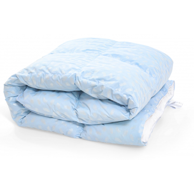 

Одеяло MirSon пуховое 1846 Bio-Blue 90 пух Зима 155x215