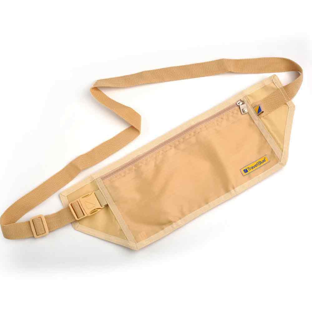 

Поясная сумка-кошелек для путешествий Travel Blue Money Belt бежевая (111B)