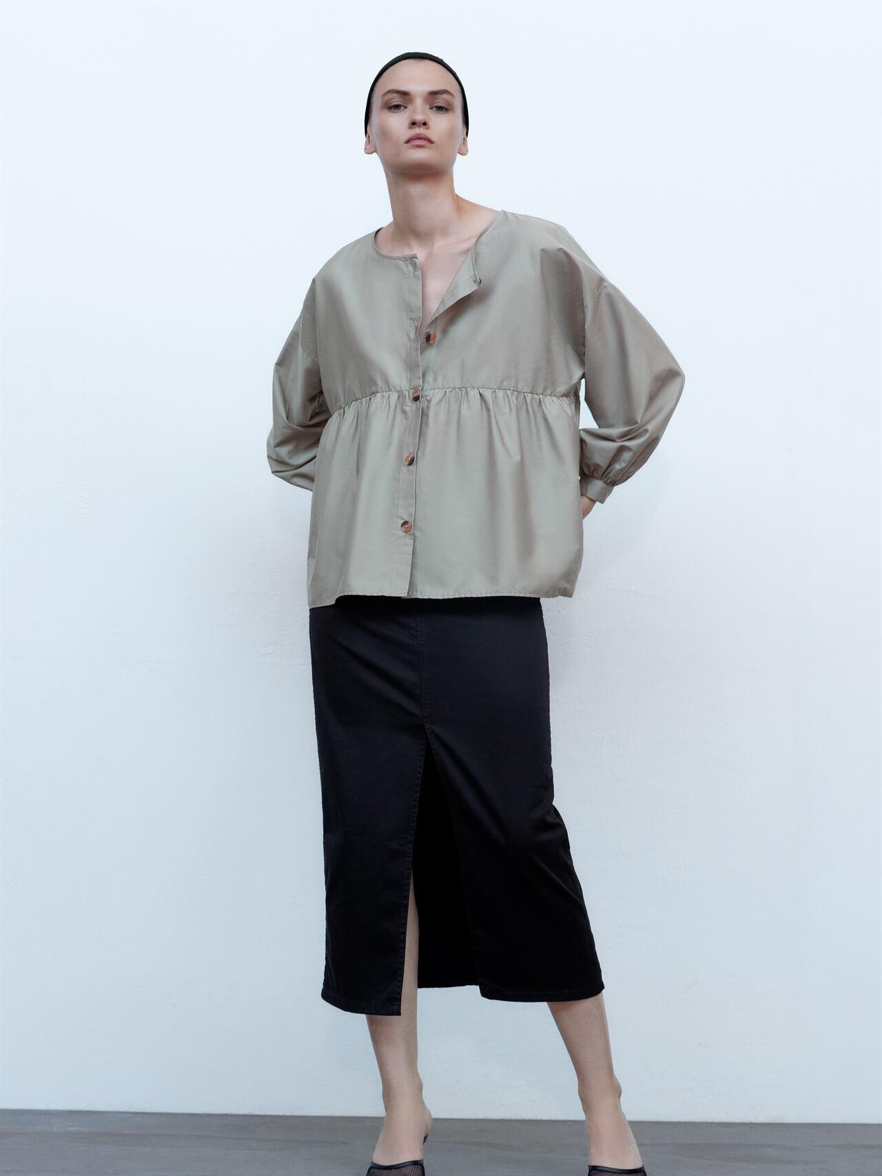 

Блуза Zara 4886/257/737-ABKU XL Серая