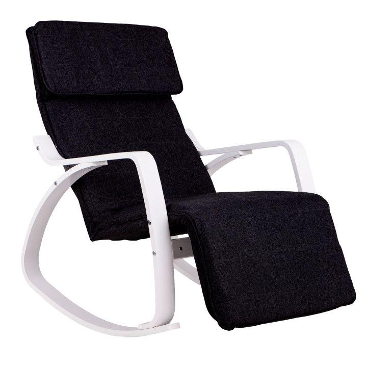 

Крісло гойдалка GoodHome 03 White 120 кг