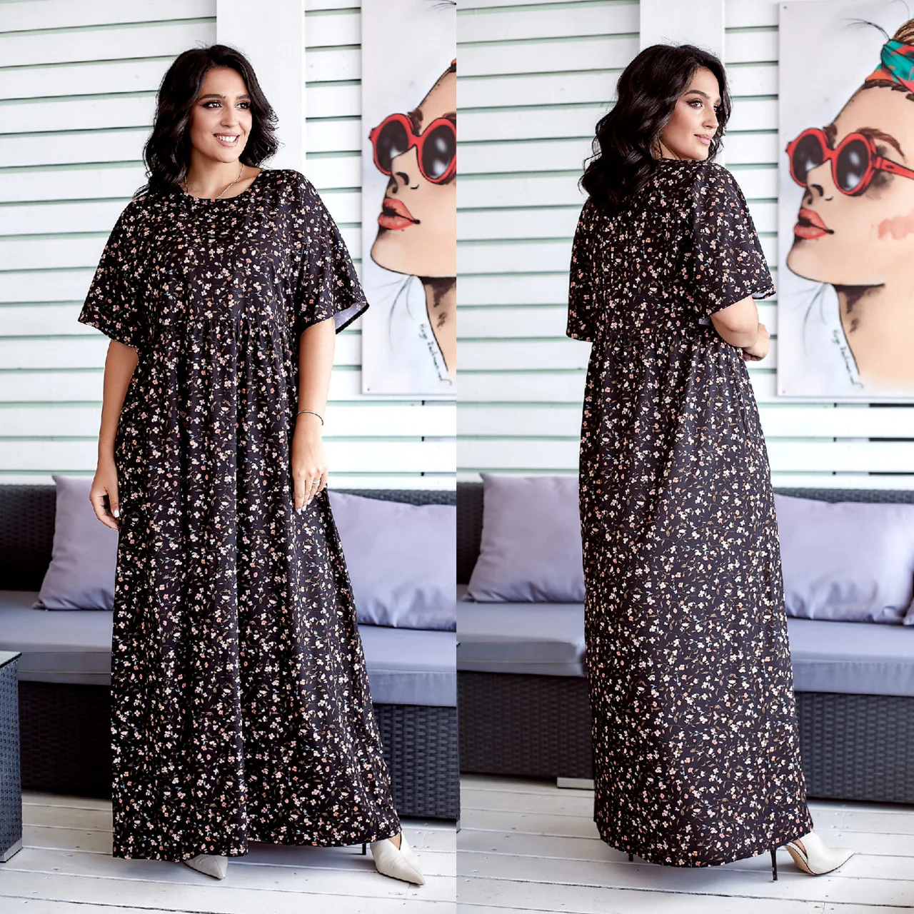 

Fashions • Женское платье Тэйлор Fashions - черный (РМ072, Fashions • Женское платье Тэйлор Fashions 54-56 черный (РМ072)