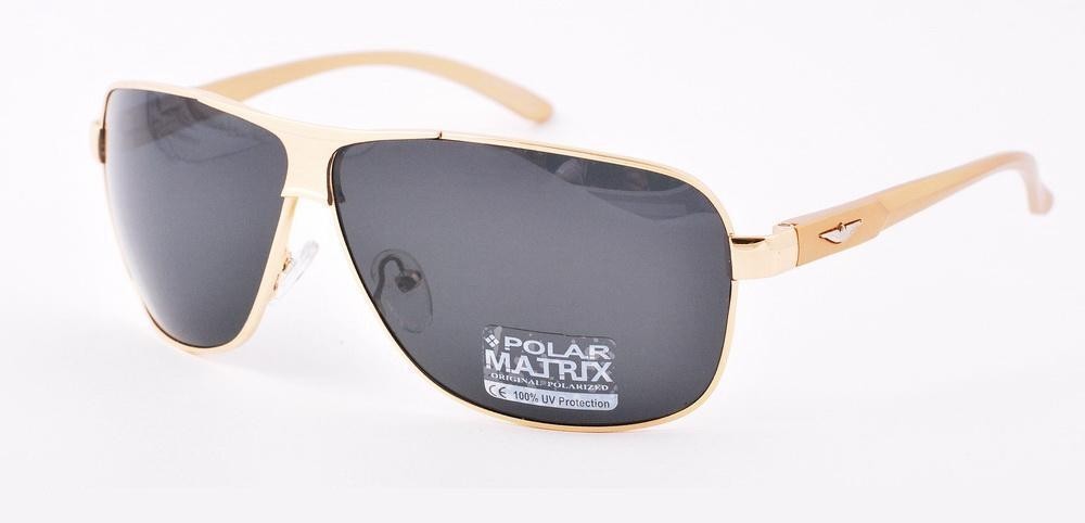 

Солнцезащитные очки Matrix Polarized 334 Авиатор Золотистые