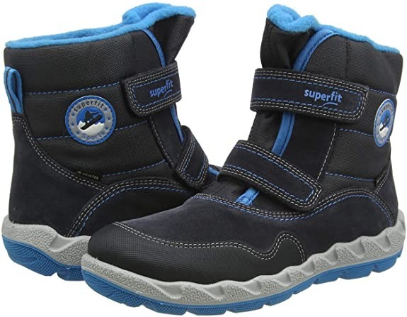 

Зимние ботинки Superfit Icebird, 32 евро серые с голубым