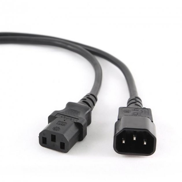 

Кабель силовой Cablexpert PC-189 (С13-С14), 3*0.5 мм кв., черный, 1.8 м