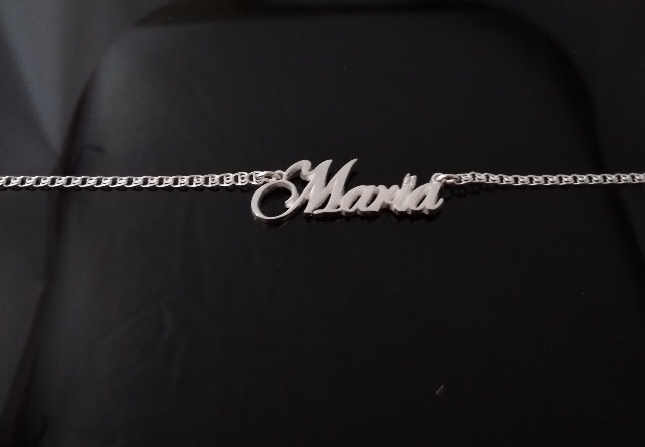 

Серебряное именное колье Dariy Мария