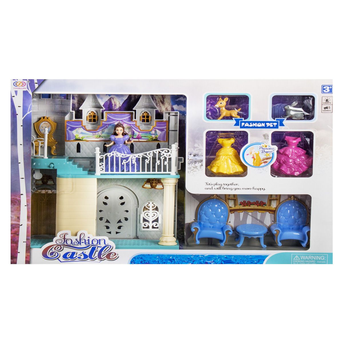 

Замок Fashion Castle с 3-мя игровыми фигурками MiC (SS 070 A) (124583)