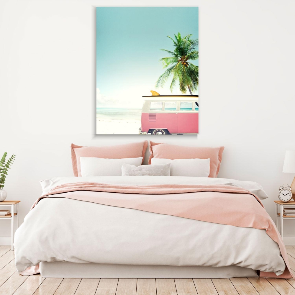 

Картина на холсте Природа Vintage Car By The Sea 60х120 см.