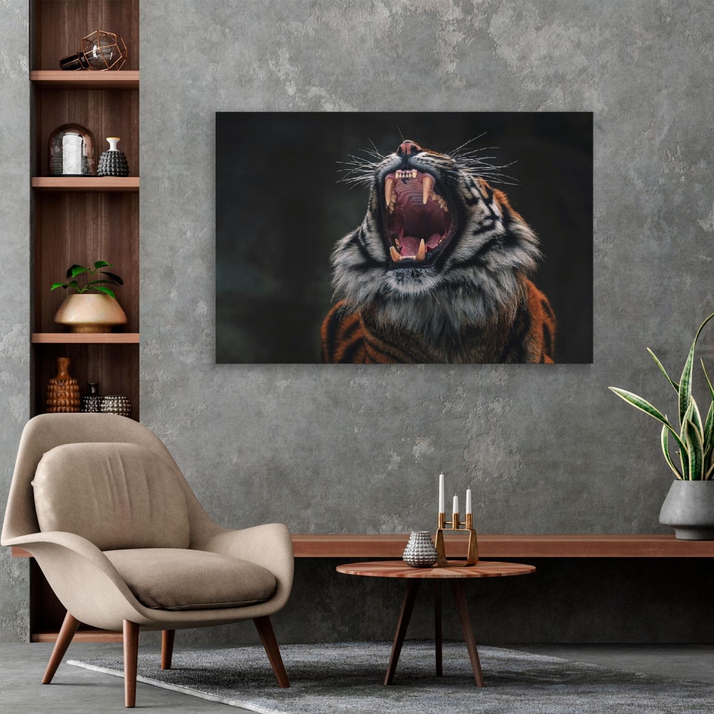 

Картина на холсте Животные Sumatran Tiger 90х120 см.