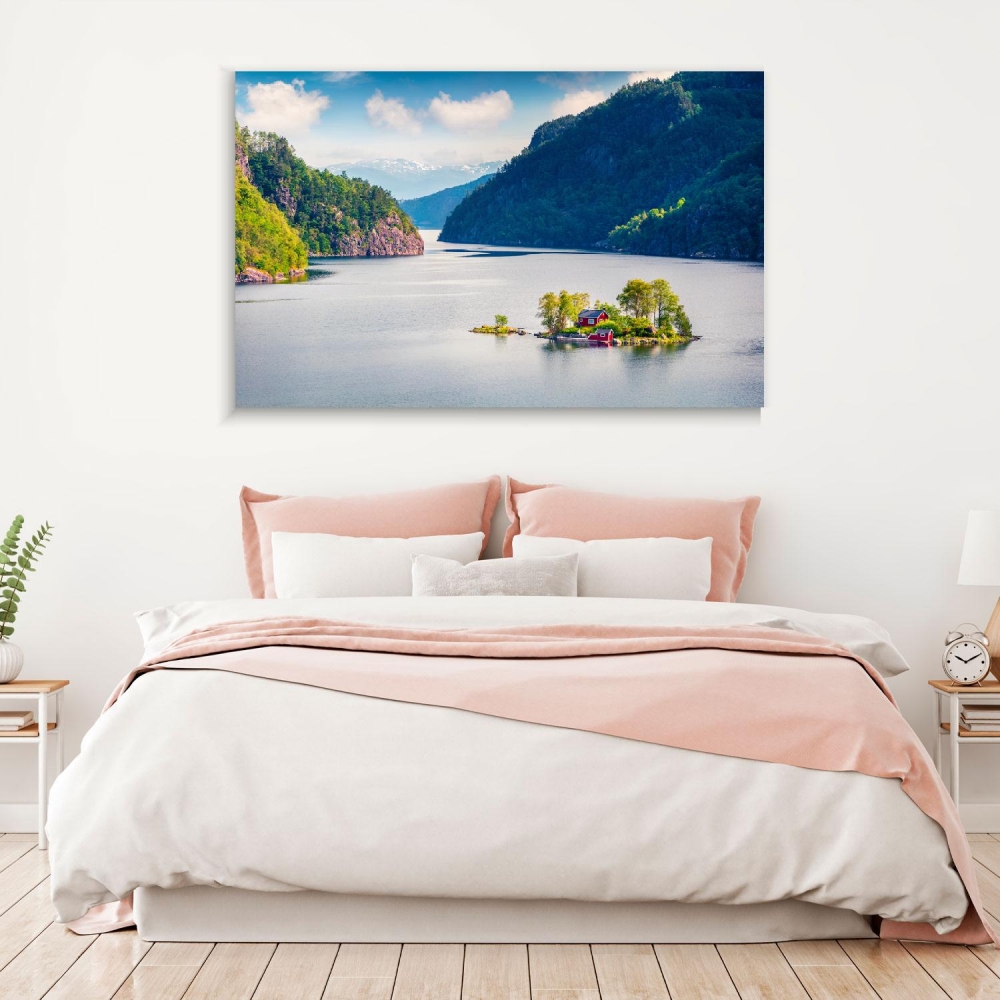

Картина на холсте Природа Magnificent View With Small Island 90х180 см.