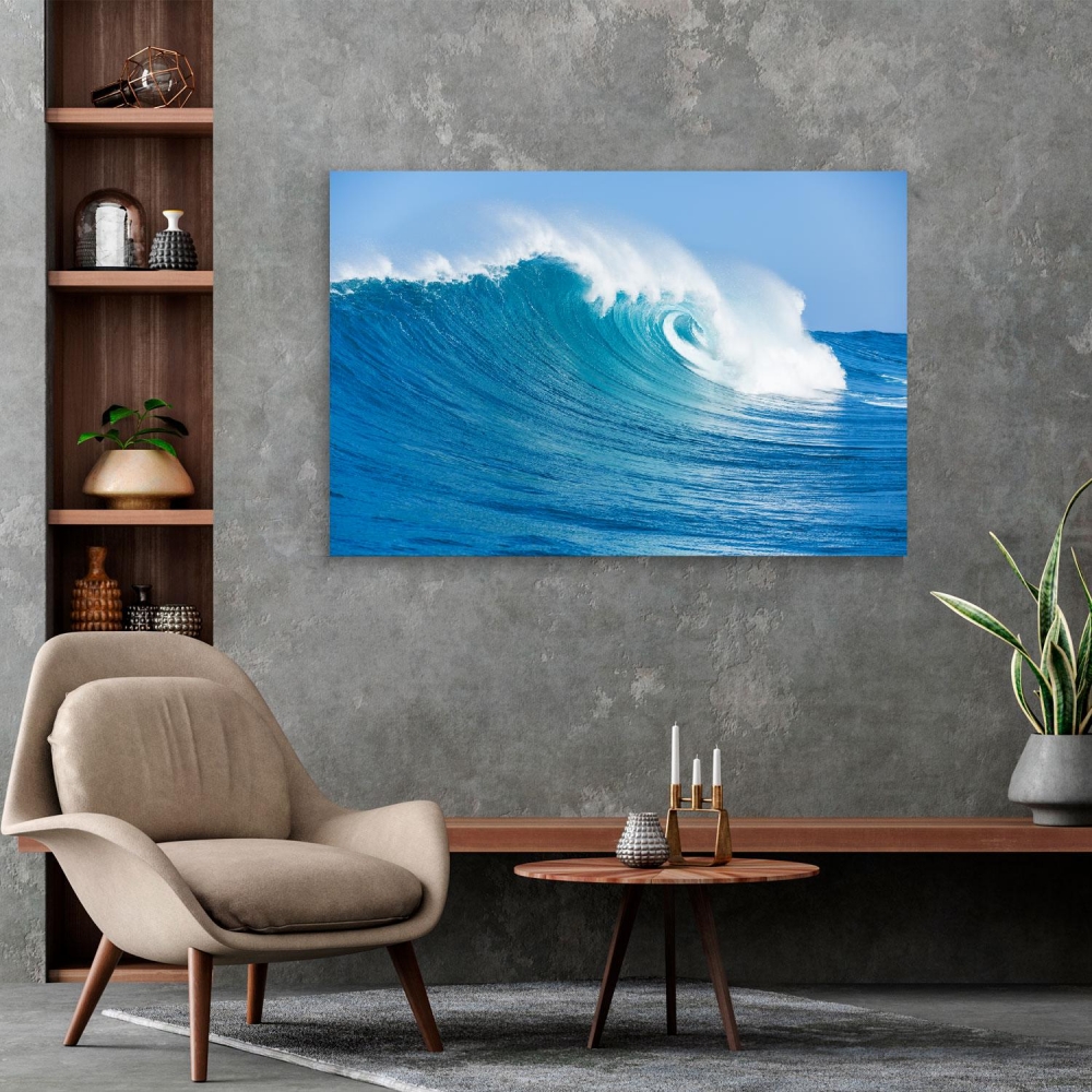 

Картина на холсте Природа Blue Sea Wave 45х60 см.