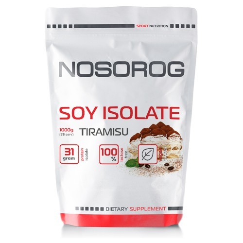 

Протеин соевый изолят Носорог / Nosorog Nutrition Soy Isolate Protein 1 kg тирамису
