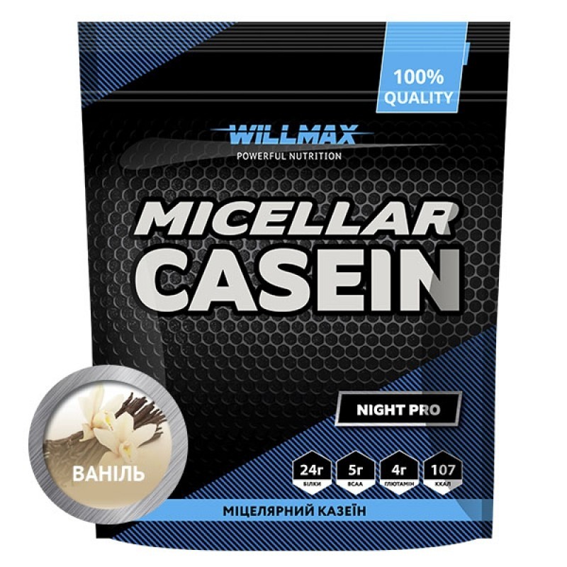 

Протеин мицеллярный казеин Вилмакс / Willmax Micellar Casein 80% 900 г Ваниль