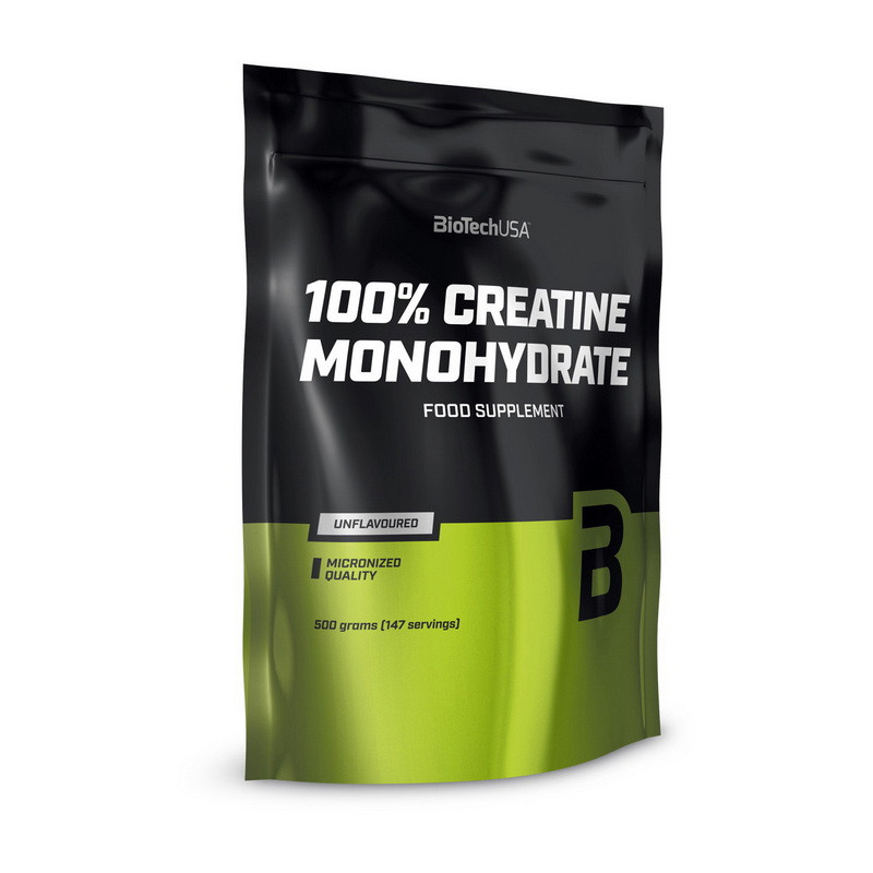 

Креатин моногидрат BioTech Creatine Monohydrate (пакет) 100% 500 г без вкуса