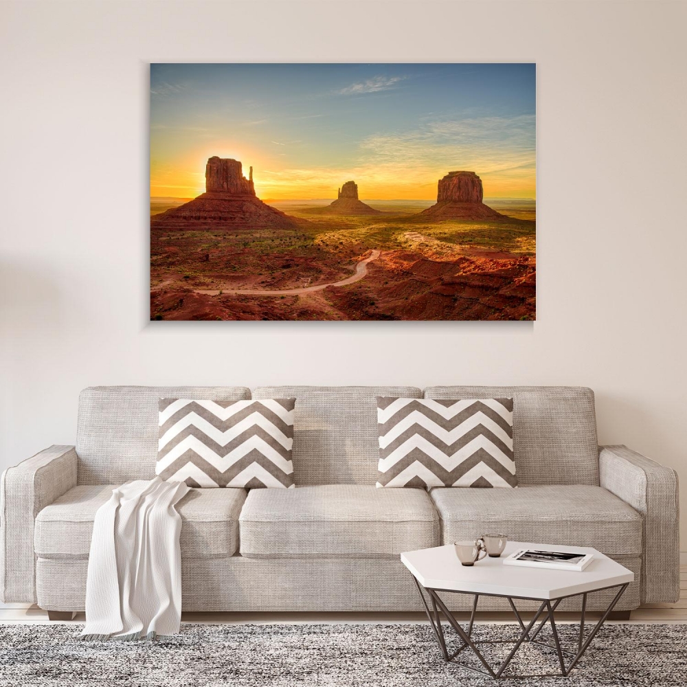 

Картина на холсте Природа Sunrise In Monument Valley 50х65 см.