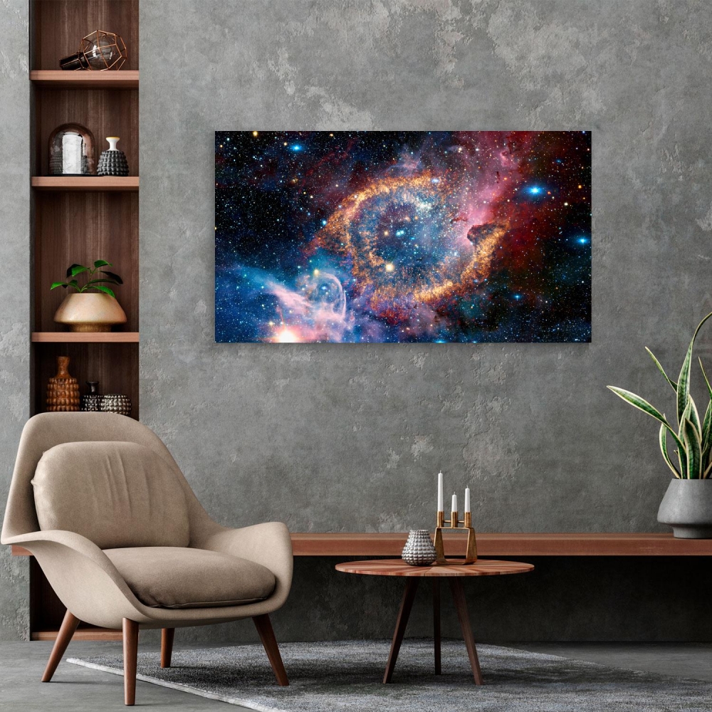

Картина на холсте Космос Spiral Nebula 60х120 см.