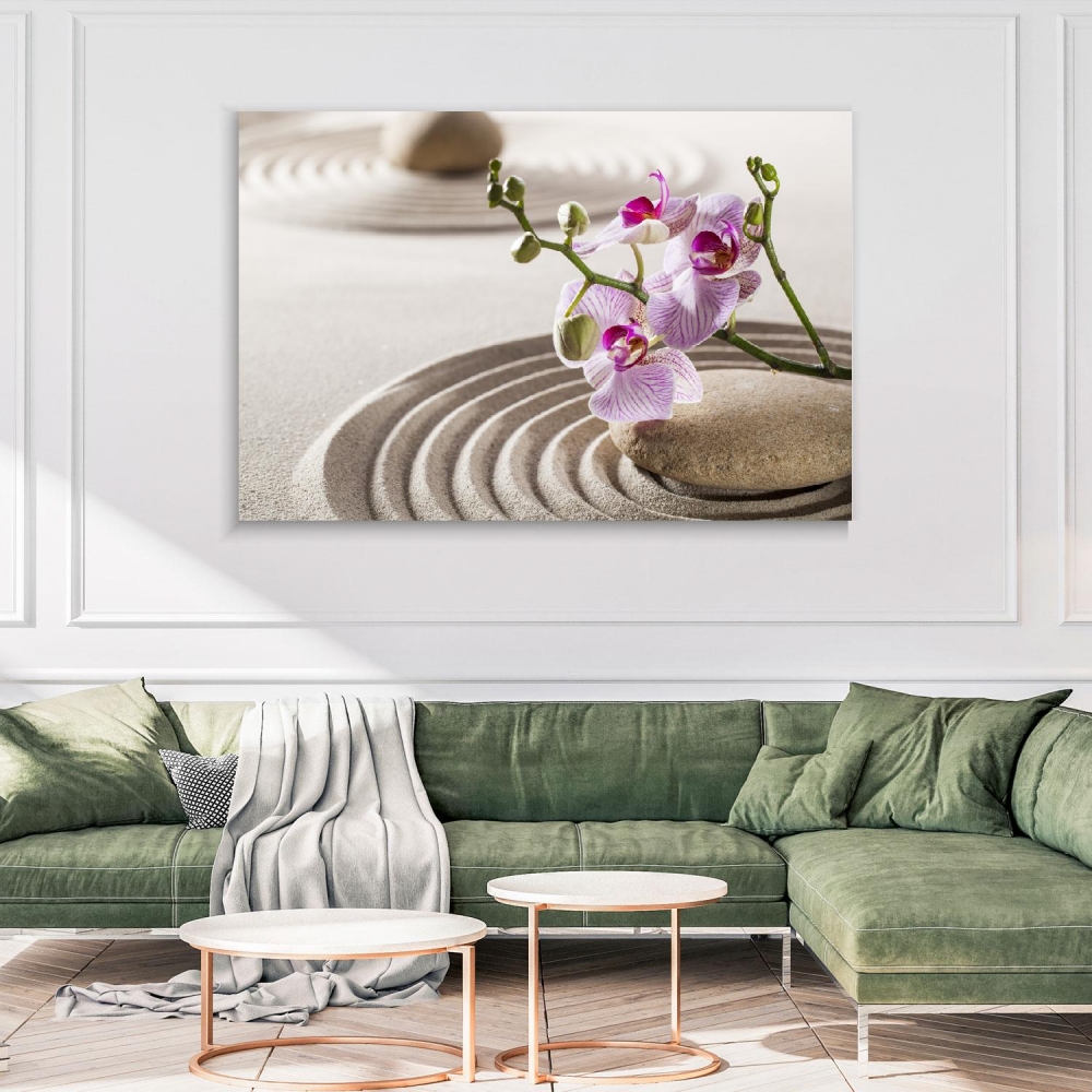 

Картина на холсте Природа Orchid Flowers 90х120 см.