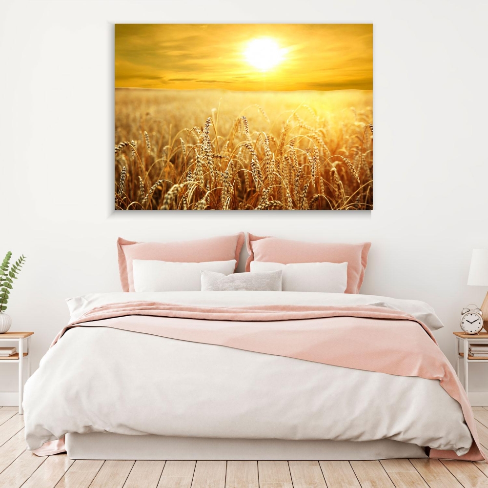 

Картина на холсте Природа Wheat Field 90х120 см.