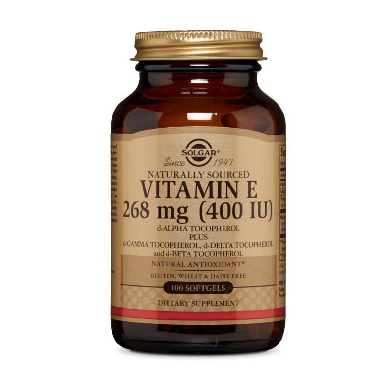 

Витамин Е Solgar Vitamin E 400 IU (100 softgels)