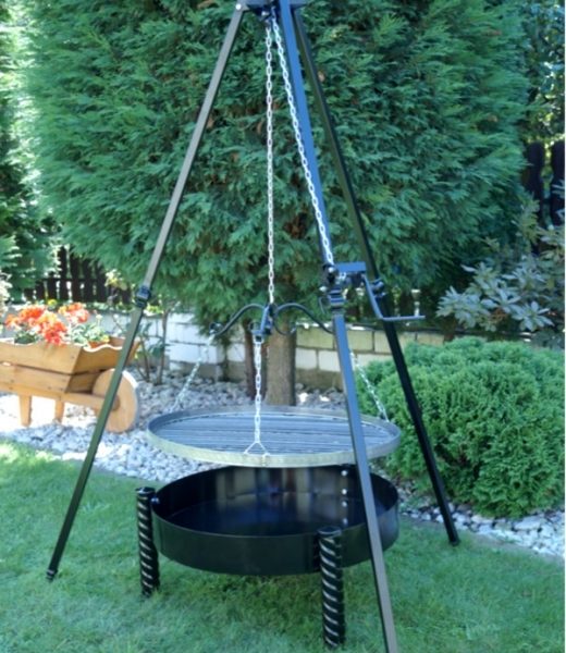 

Grill stojak ruszt nierdzewny 80cm palenisko 80cm