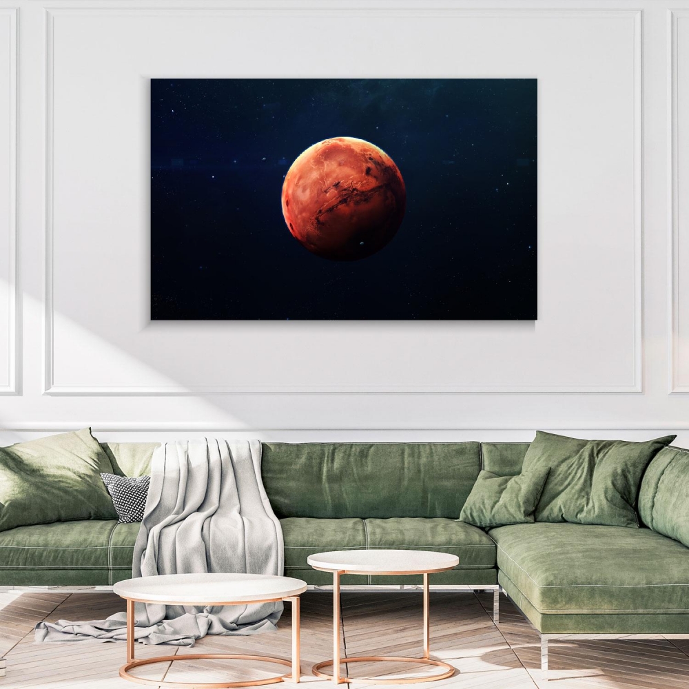 

Картина на холсте Космос Mars The Red Planet 70х140 см.