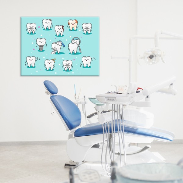 

Картина на холсте Стоматология Life Of Teeth 110х150 см.