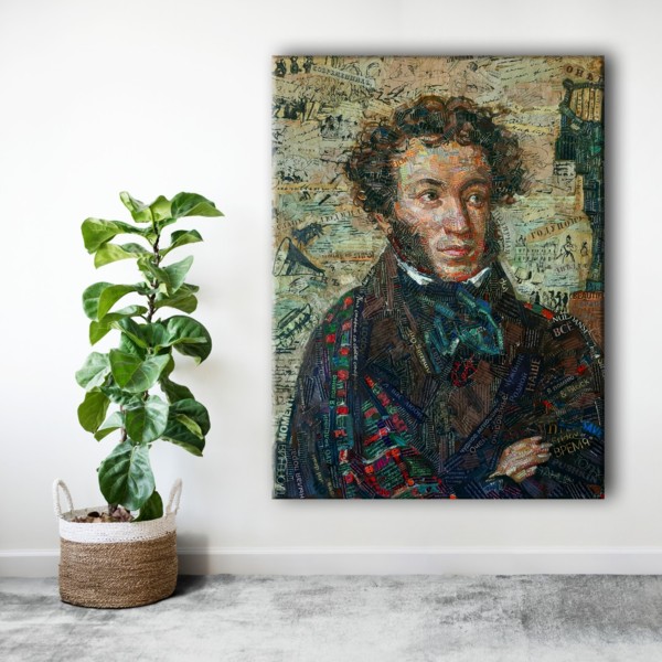 

Картина на холсте Личности Alexander Pushkin 110х150 см.