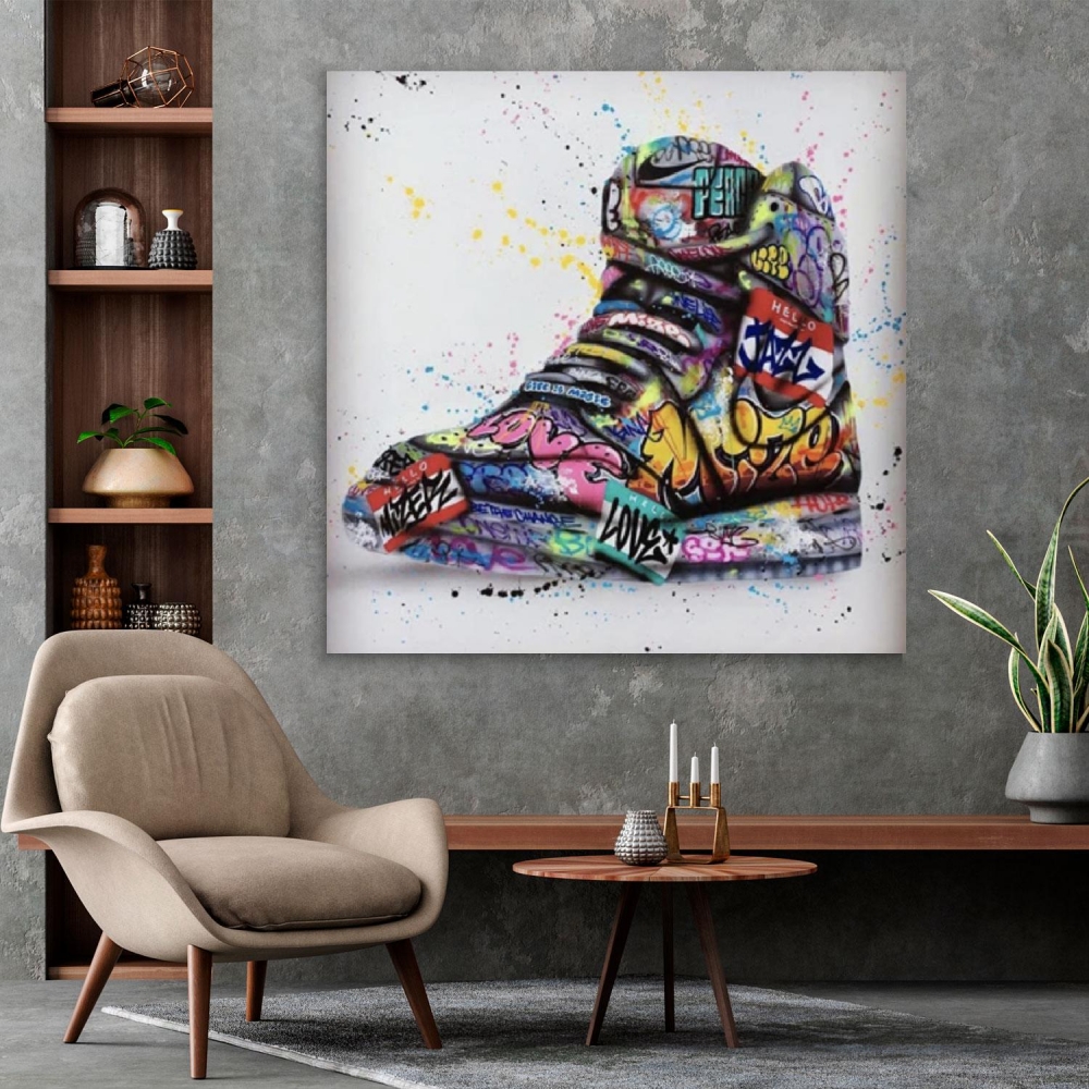 

Картина на холсте Урбан Арт High Top Graffiti 60х60 см.