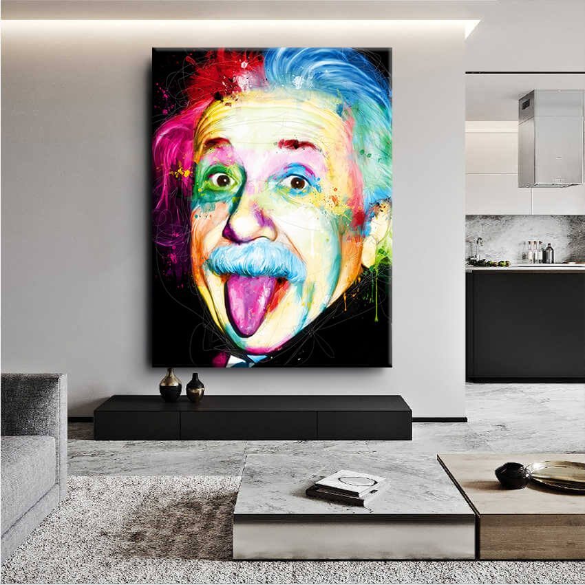 

Картина на холсте Личности Einstein 110х150 см.