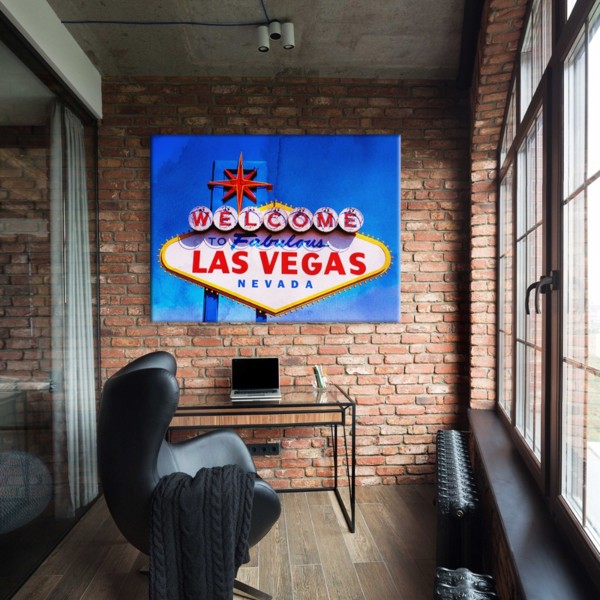 

Картина на холсте Путешествия Las Vegas 110х150 см.