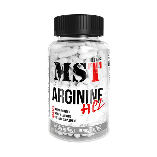 

Аминокислота Аргинин (гидрохлорид) МСТ / MST Arginine HCL 90 caps / капсул