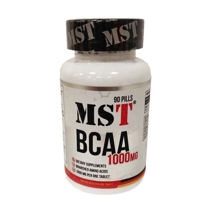 

Аминокислоты Бцаа МСТ / MST BCAA 2:1:1 1000 mg 90 pills / таблетки
