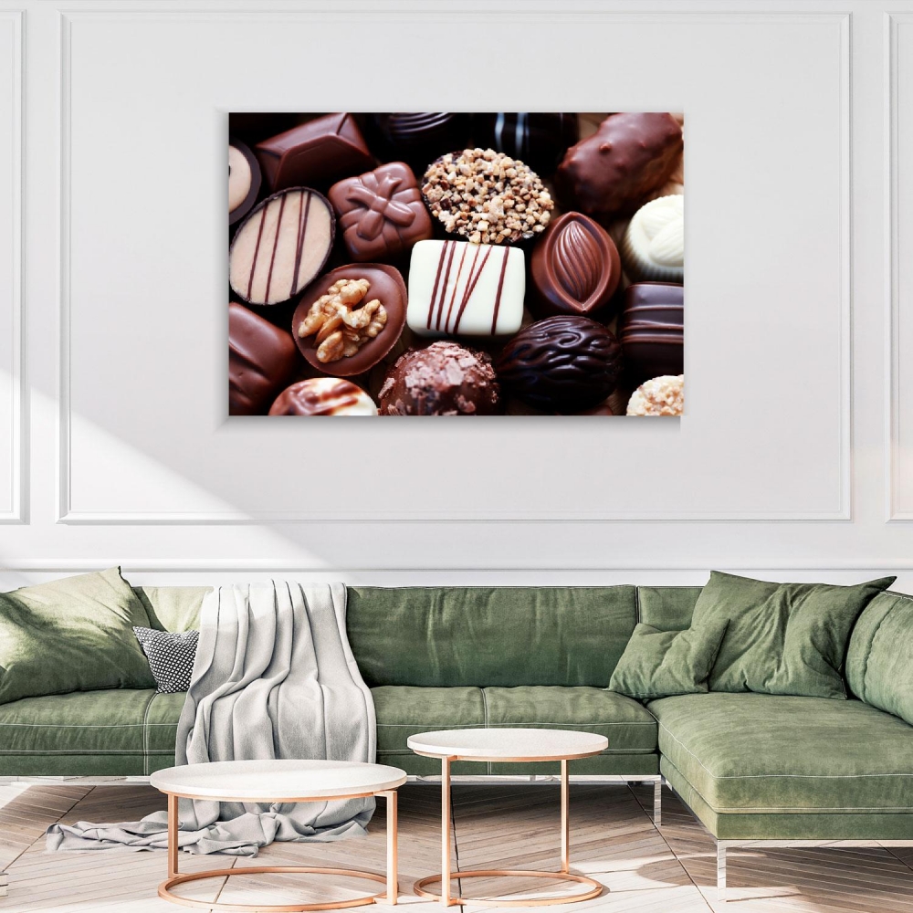 

Картина на холсте Для кухни Various Chocolates 90х120 см.