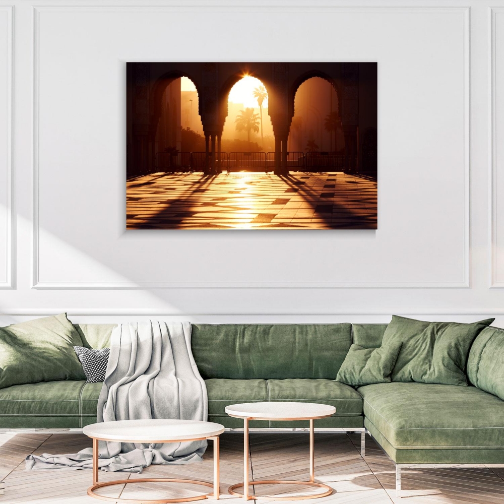 

Картина на холсте Природа Sunset Casablanca 45х60 см.