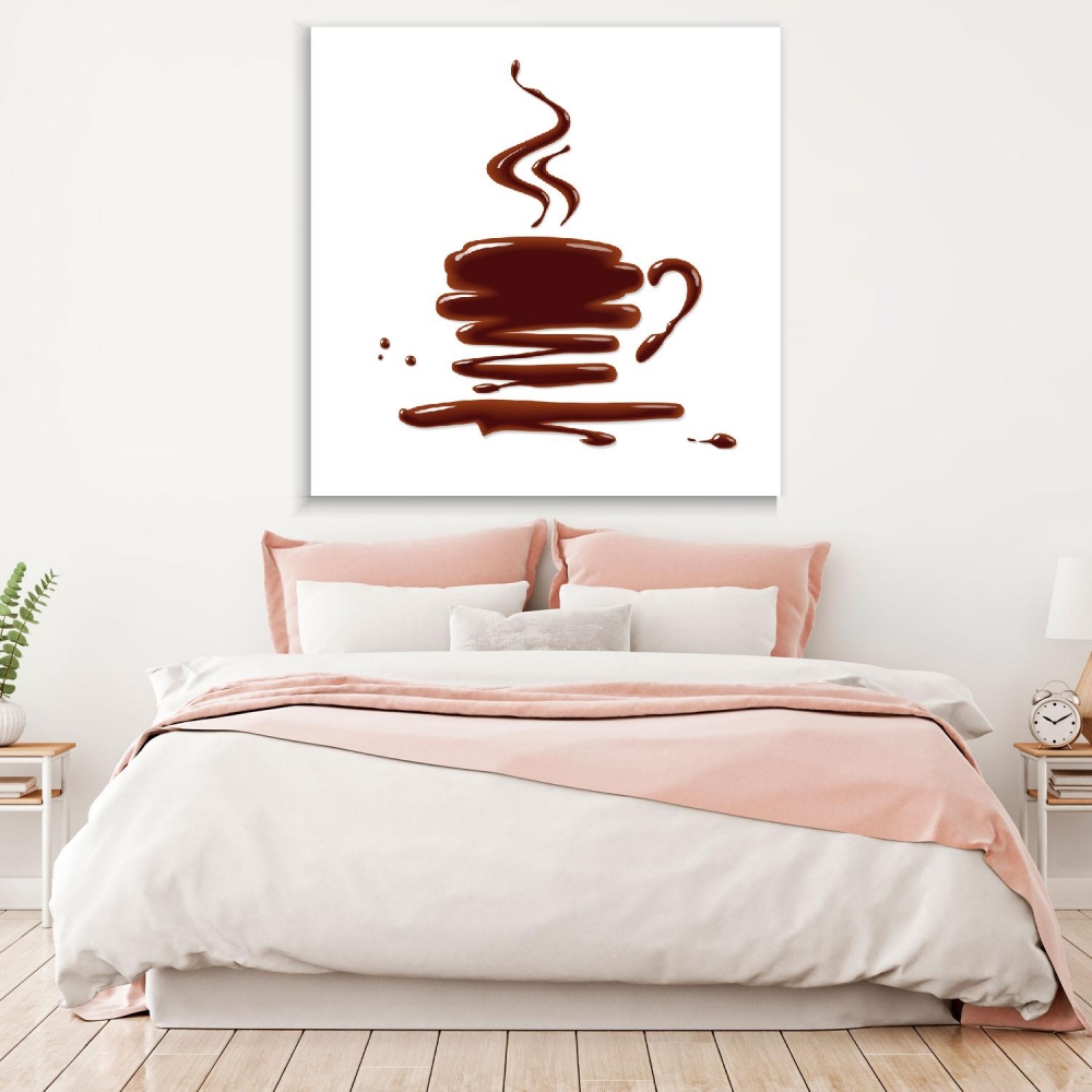 

Картина на холсте Для кухни Chocolate Cup 50х50 см.