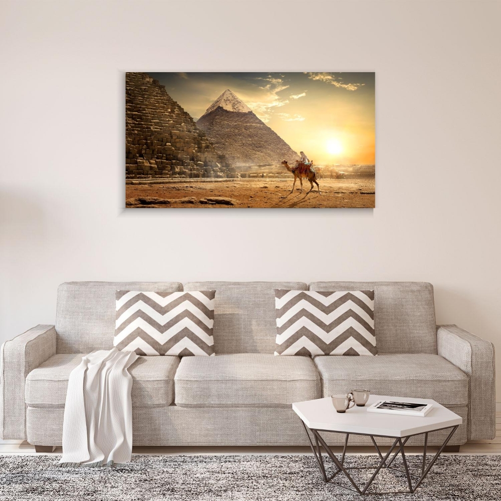 

Картина на холсте Природа Camel And Desert 40х80 см.