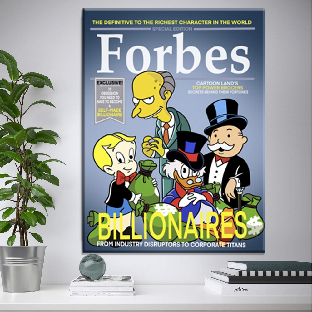 

Картина на холсте Деньги Billionaires 110х150 см.