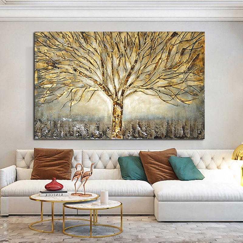 

Картина на холсте Для дома Golden Oak Tree 110х150 см.