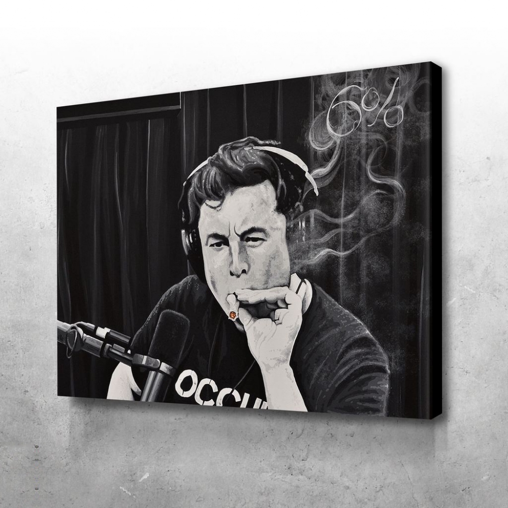 

Картина на холсте Личности J.R. Elon 75х100 см.