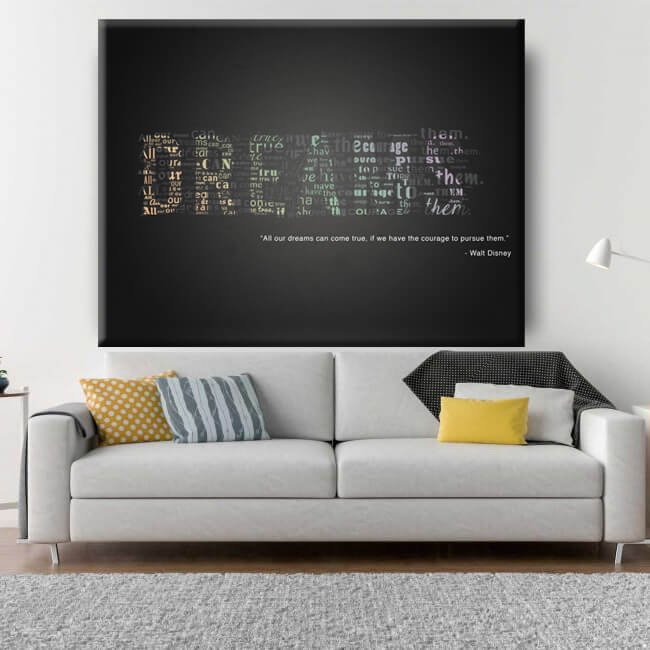 

Картина на холсте Мотивация Dreams 110х150 см.