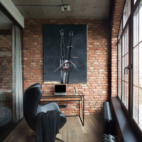 

Картина на холсте Игры Witcher Swords 110х150 см.