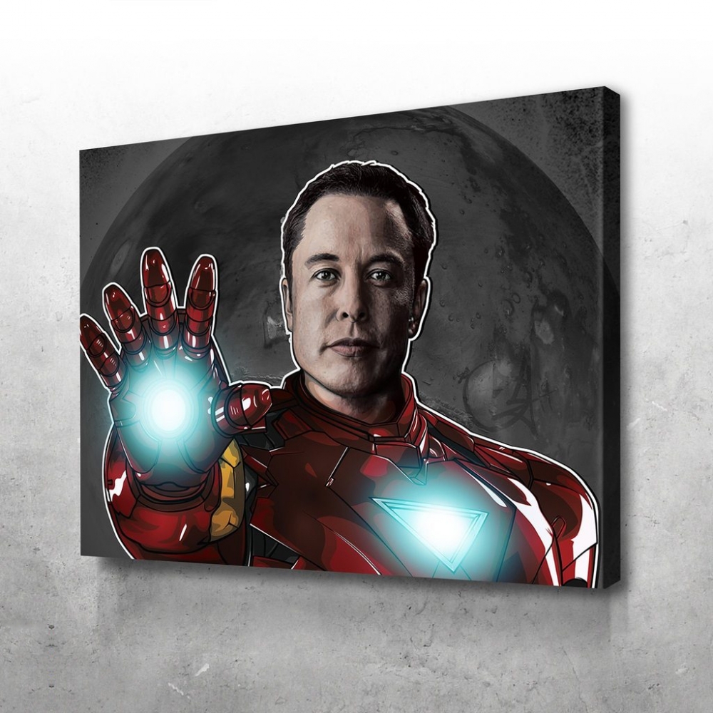 

Картина на холсте Фильмы/сериалы Iron Elon 50х65 см.