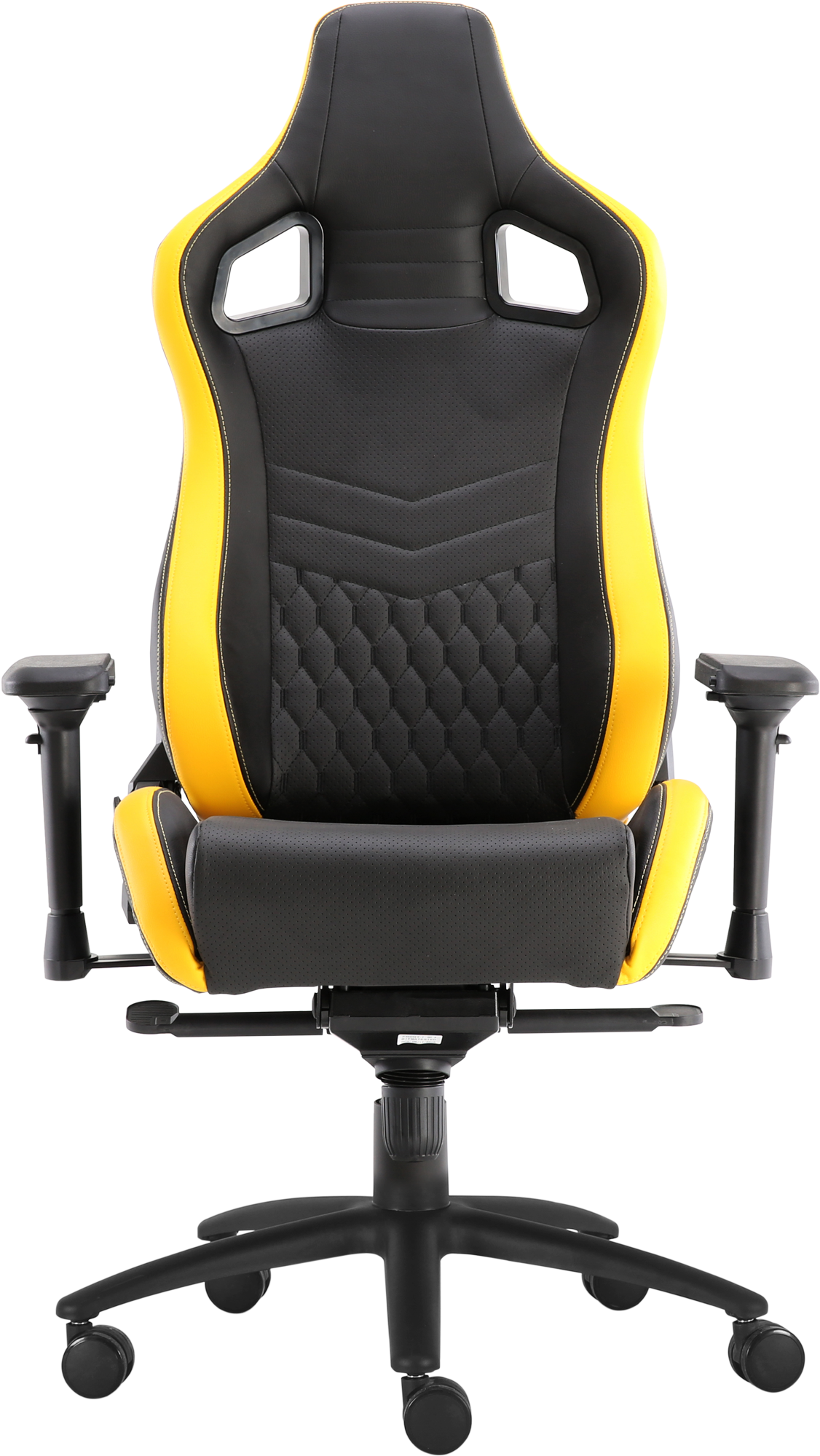 

Геймерское кресло GT Racer X-0718 Black/Yellow