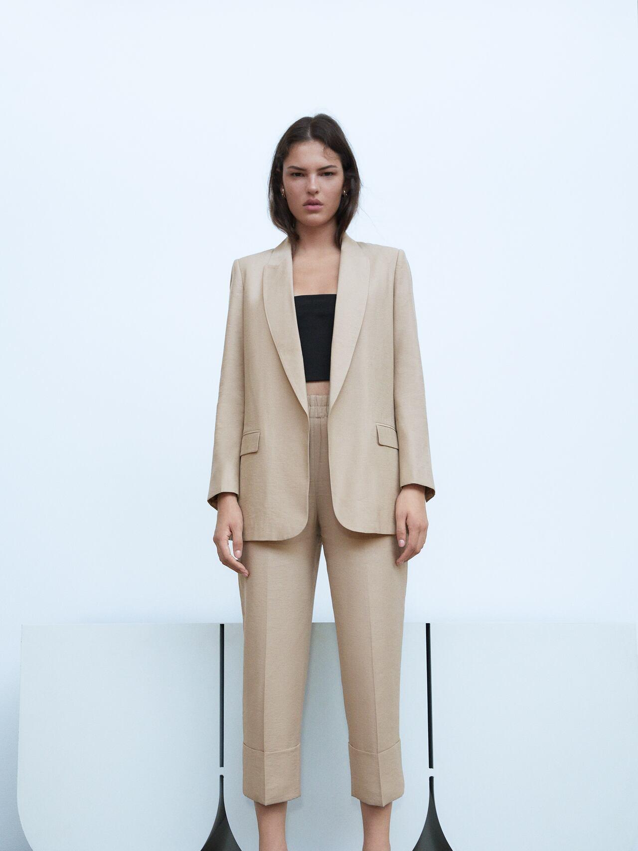 

Пиджак Zara 7901/558/704-ACTQ L Бежевый