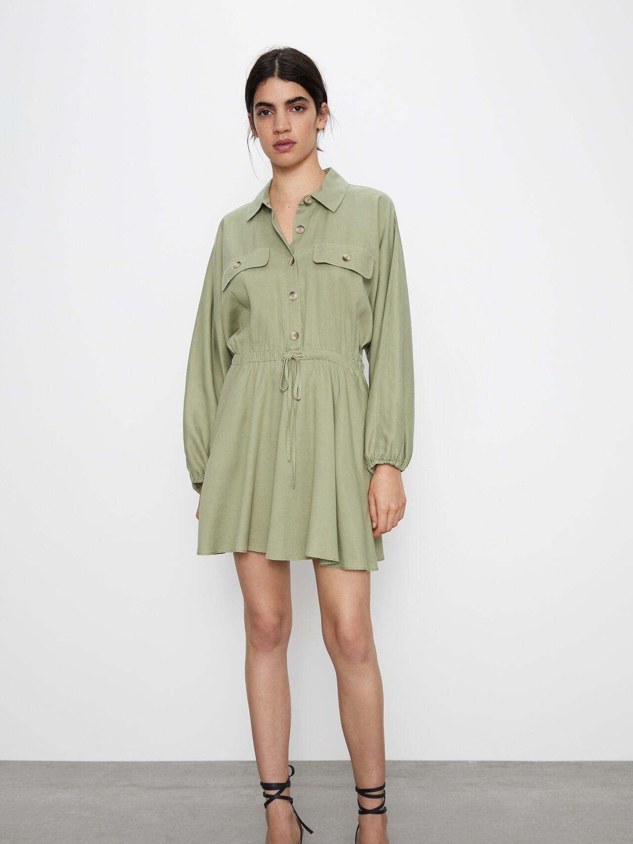 

Платье Zara 2464/087/506-ACWO S Светло-зеленое